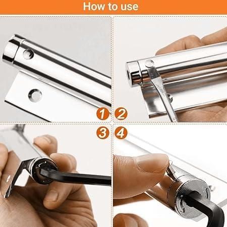 Automatic Door Closer Hinged Lock